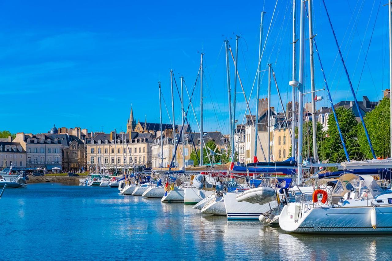 Grand Appartement De Standing Avec Terrasse Vue Port Au Centre De Vannes Eksteriør bilde