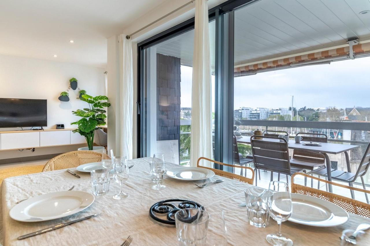 Grand Appartement De Standing Avec Terrasse Vue Port Au Centre De Vannes Eksteriør bilde